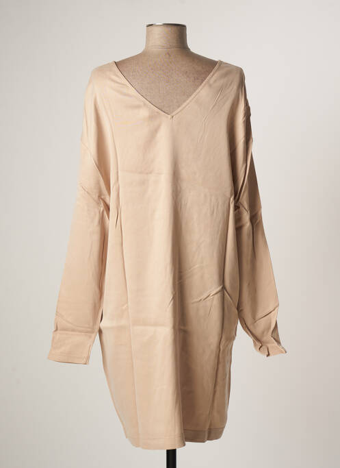 Rochie midi bej AMERICAN VINTAGE femeie