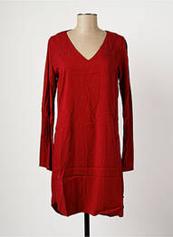 Rochie midi mâneci lungi mâneci lungi roșu SCOTCH & SODA femme