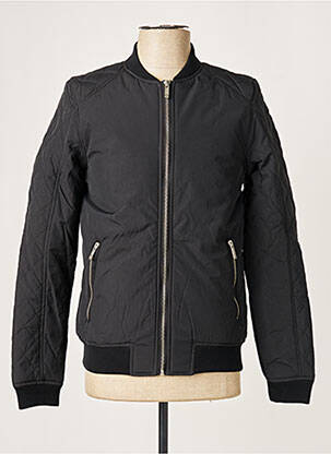 Geacă negru SOLID bărbat