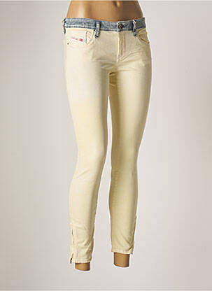 Pantalon 7/8 elasticitate talie joasă bej DIESEL femeie