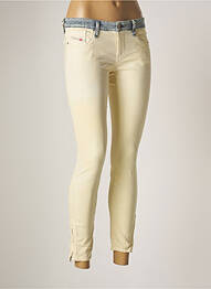 Pantalon 7/8 elasticitate talie joasă bej DIESEL femeie