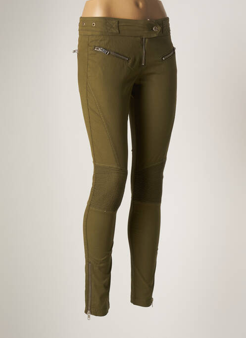 Pantalon slim verde DIESEL femeie