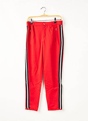 Pantalon 7/8 elasticitate mărime normală roșu SET femeie