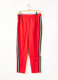 Pantalon 7/8 elasticitate mărime normală roșu SET femeie