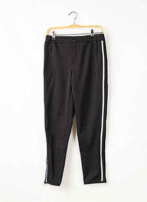 Pantalon 7/8 elasticitate mărime normală negru SET femeie