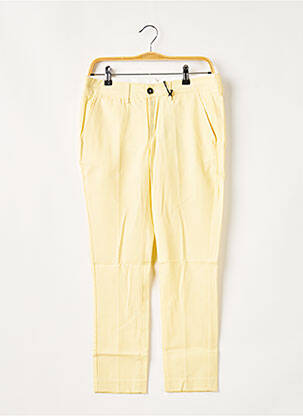 Pantalon 7/8 croială chino mărime normală galben TRUE NYC femeie