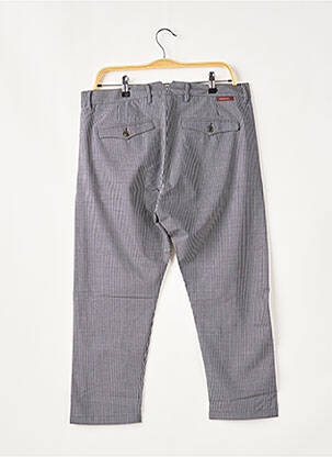 Pantalon trei sferturi țesătură poplin mărime normală albastru TRUE NYC femeie