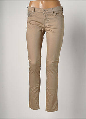 Pantalon slim maro ARMANI femeie