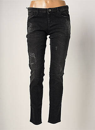 Blugi cu croială slim negru ARMANI femeie