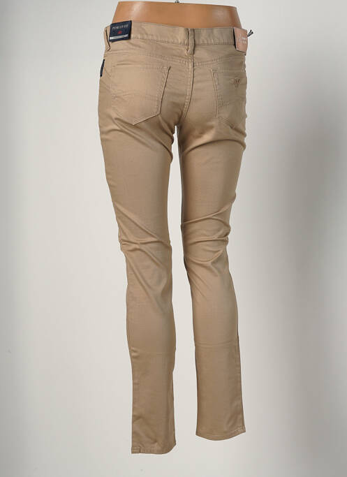 Pantalon slim maro ARMANI femeie