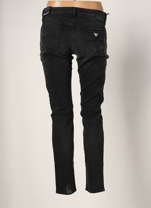 Blugi cu croială slim negru ARMANI femeie