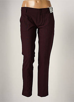 Pantalon chino roșu REIKO femeie