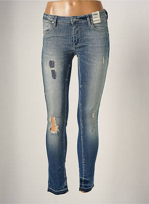 Blugi cu croială slim albastru REIKO femeie