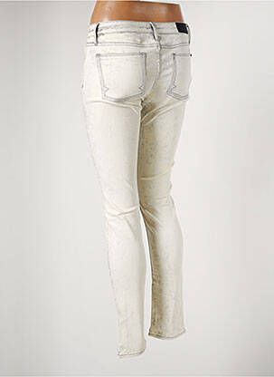 Pantalon slim talie joasă talie joasă gri REIKO femeie