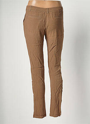 Pantalon chino închidere cu fermoar sub clapetă cu nasturi mărime normală maro AMERICAN VINTAGE femeie
