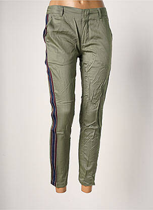 Pantalon 7/8 croială chino mărime normală verde REIKO femeie