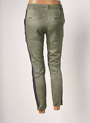Pantalon 7/8 croială chino mărime normală verde REIKO femeie