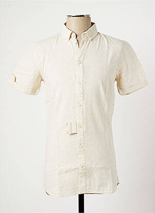 Cămașă cu mâneci scurte bej MINIMUM bărbat