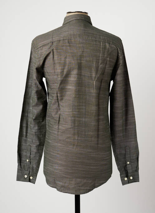 Cămașă cu mâneci lungi verde MINIMUM bărbat