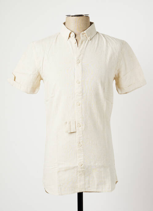 Cămașă cu mâneci scurte bej MINIMUM bărbat