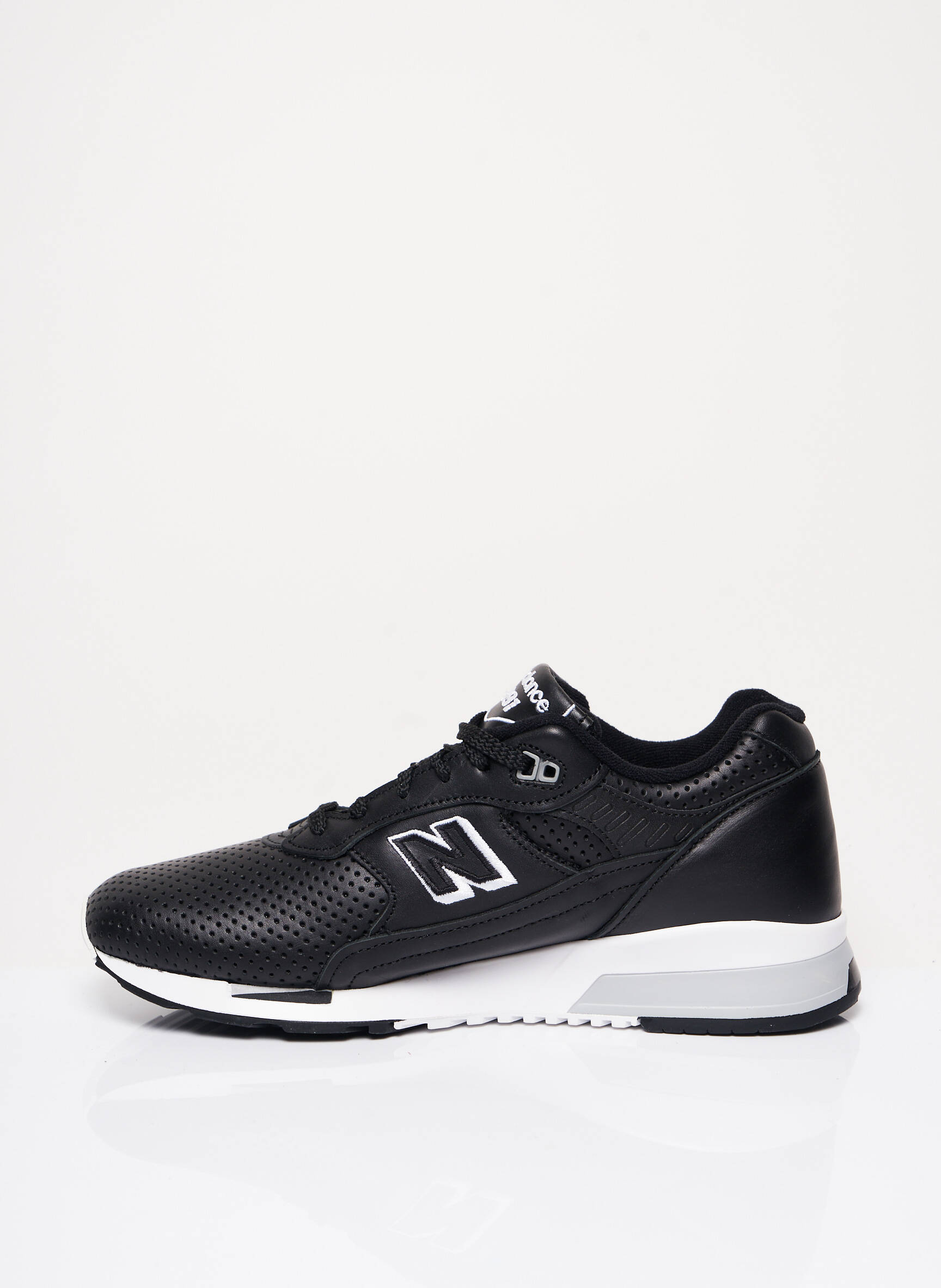 Adidași material neted toc platformă negru NEW BALANCE bărbat