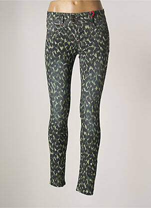 Pantalon slim talie joasă talie joasă verde STREET ONE femeie