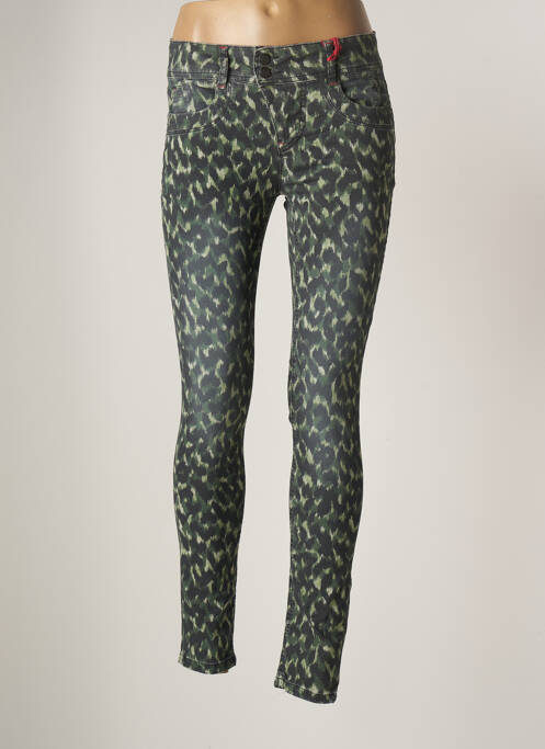 Pantalon slim verde STREET ONE femeie