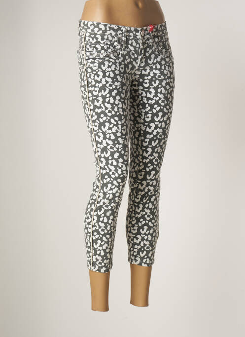 Pantalon trei sferturi talie joasă talie joasă gri STREET ONE femme