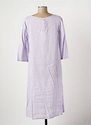Rochie midi mâneci 3/4 mâneci 3/4 violet COUTURIST femeie