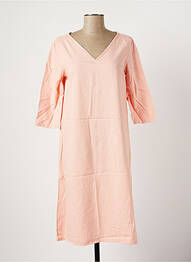 Rochie midi mâneci 3/4 mâneci 3/4 roz COUTURIST femeie