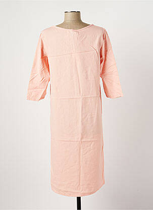 Rochie midi mâneci 3/4 mâneci 3/4 roz COUTURIST femeie