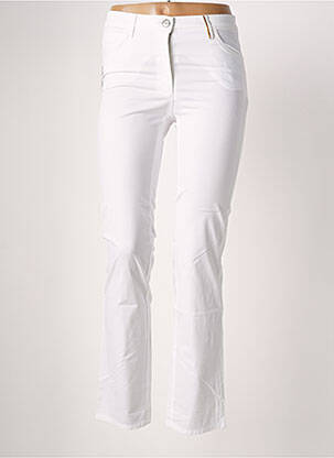 Pantalon drept alb COUTURIST femeie