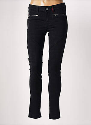 Pantalon slim negru COUTURIST femeie