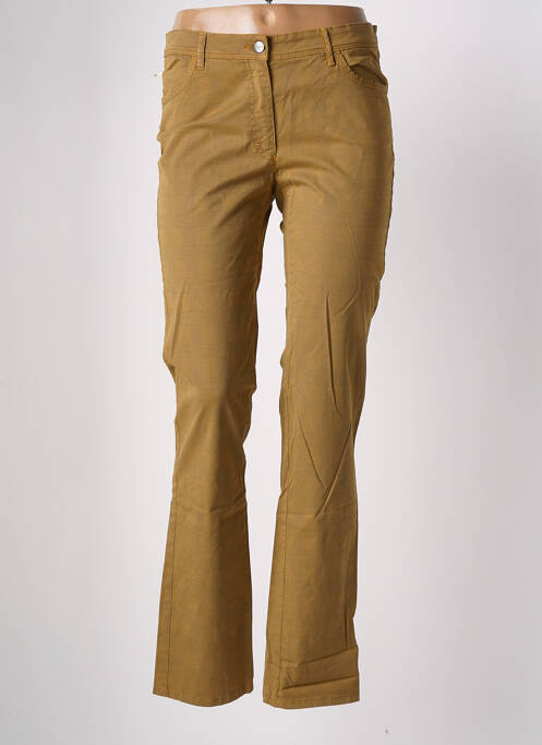 Pantalon drept elasticitate mărime normală bej COUTURIST femme