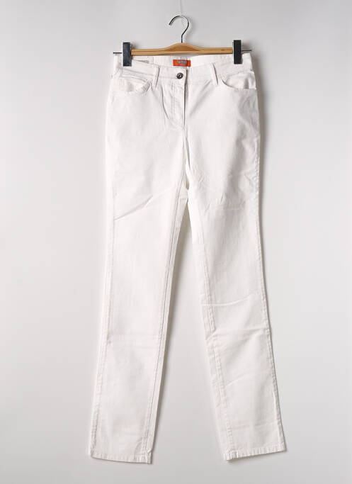 Pantalon slim alb COUTURIST femeie