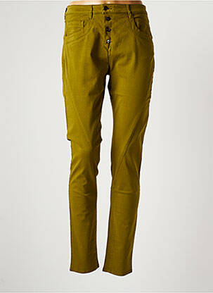 Pantalon slim verde COUTURIST femeie