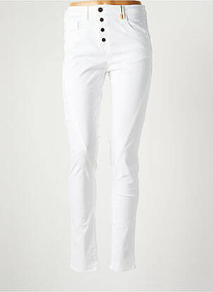Pantalon slim alb COUTURIST femeie