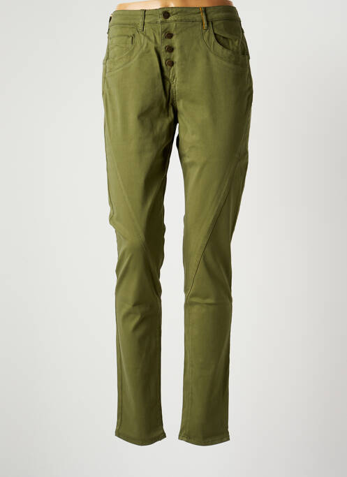 Pantalon slim verde COUTURIST femeie