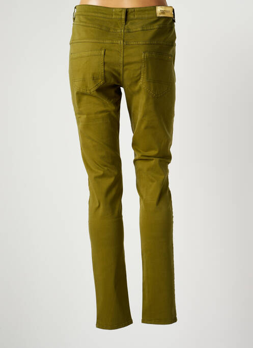 Pantalon slim verde COUTURIST femeie