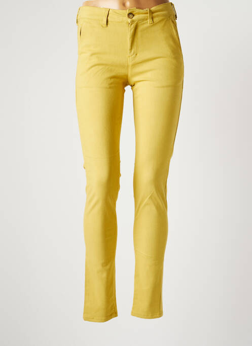Pantalon chino galben COUTURIST femeie