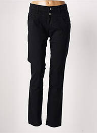 Pantalon slim elasticitate mărime normală negru COUTURIST femeie