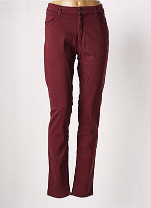 Pantalon slim roșu COUTURIST femeie