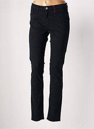 Pantalon slim elasticitate mărime normală negru COUTURIST femeie
