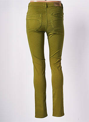 Pantalon slim elasticitate mărime normală verde COUTURIST femeie