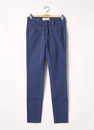 Pantalon slim albastru COUTURIST femeie