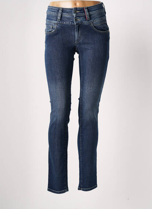 Blugi cu croială slim albastru COUTURIST femeie