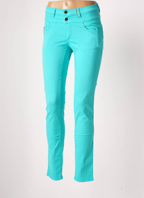Pantalon slim albastru COUTURIST femeie