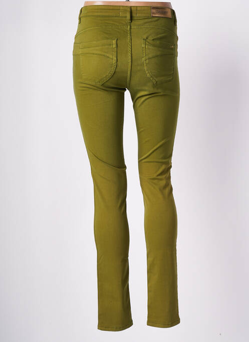 Pantalon slim verde COUTURIST femeie