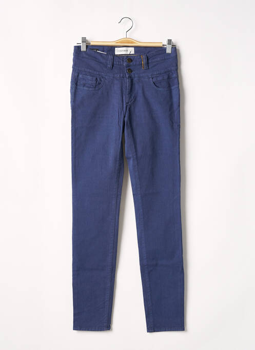 Pantalon slim albastru COUTURIST femeie