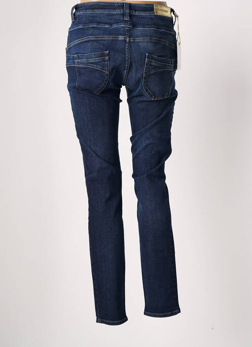 Blugi cu croială slim albastru COUTURIST femeie